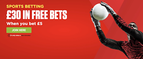 Ladbrokes – Bet £5 Get £30 (6x£5)