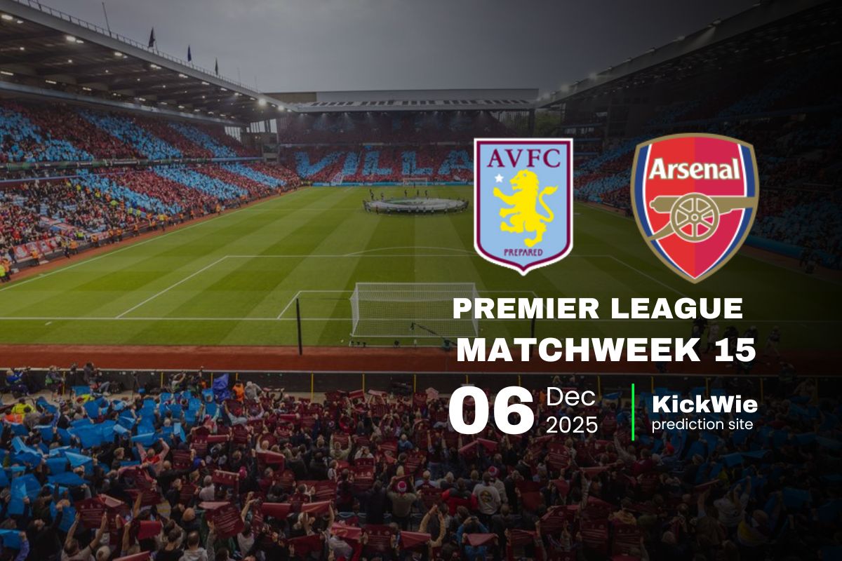 Aston Villa vs Arsenal: head to head & Predictions (06 Dec)