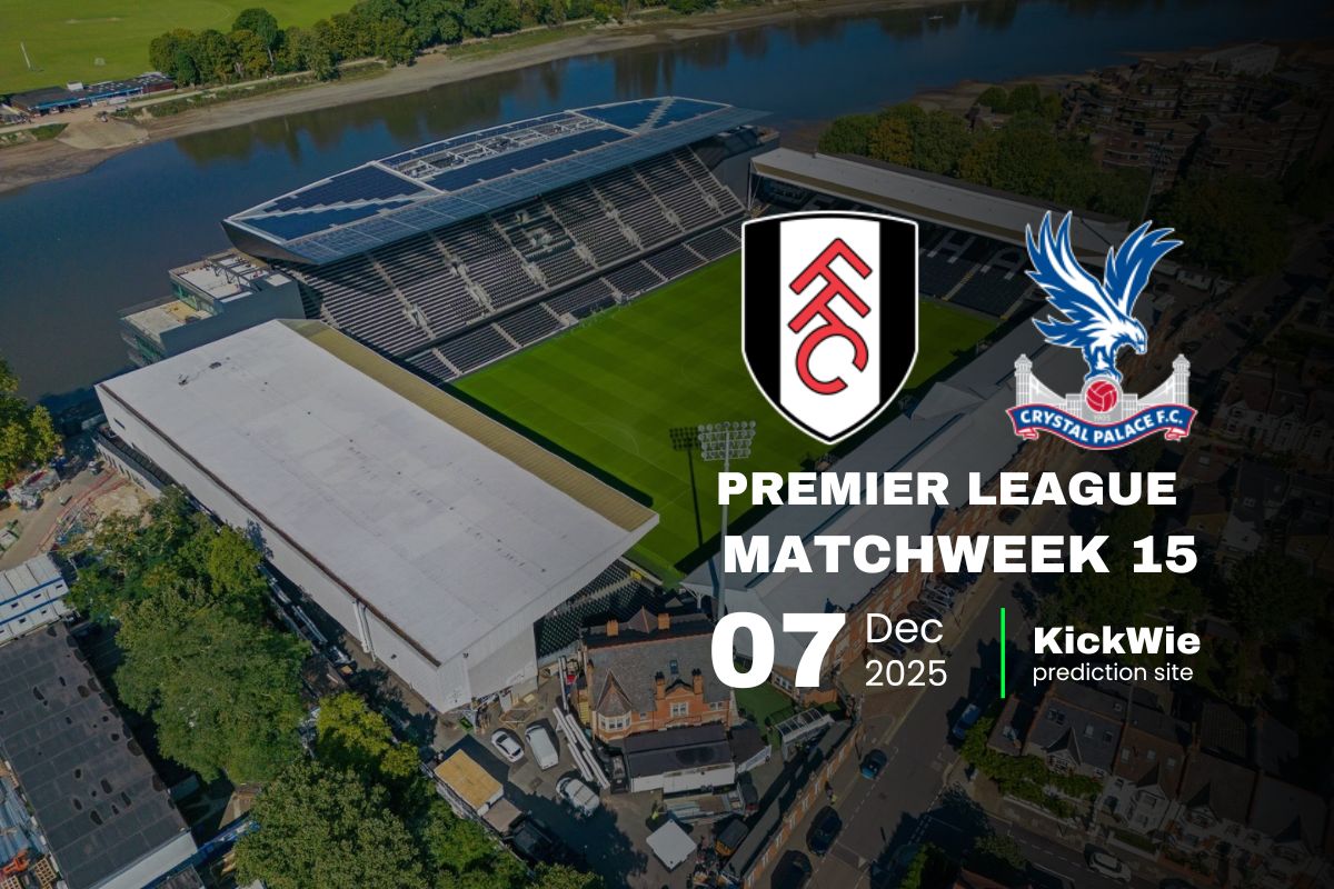 Fulham vs Crystal Palace head to head & Predictions (07 Dec) - premier league