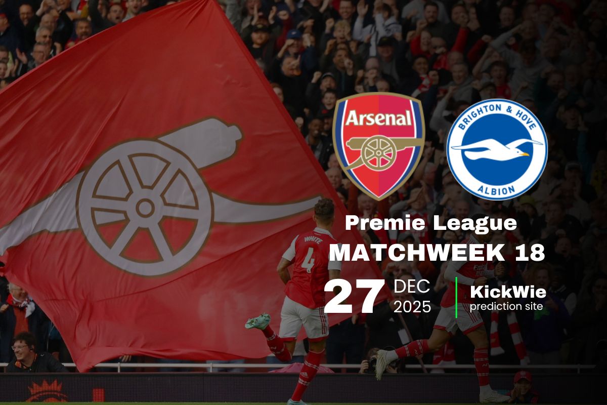 Arsenal vs Brighton: head to head & Predictions (27-12-25)