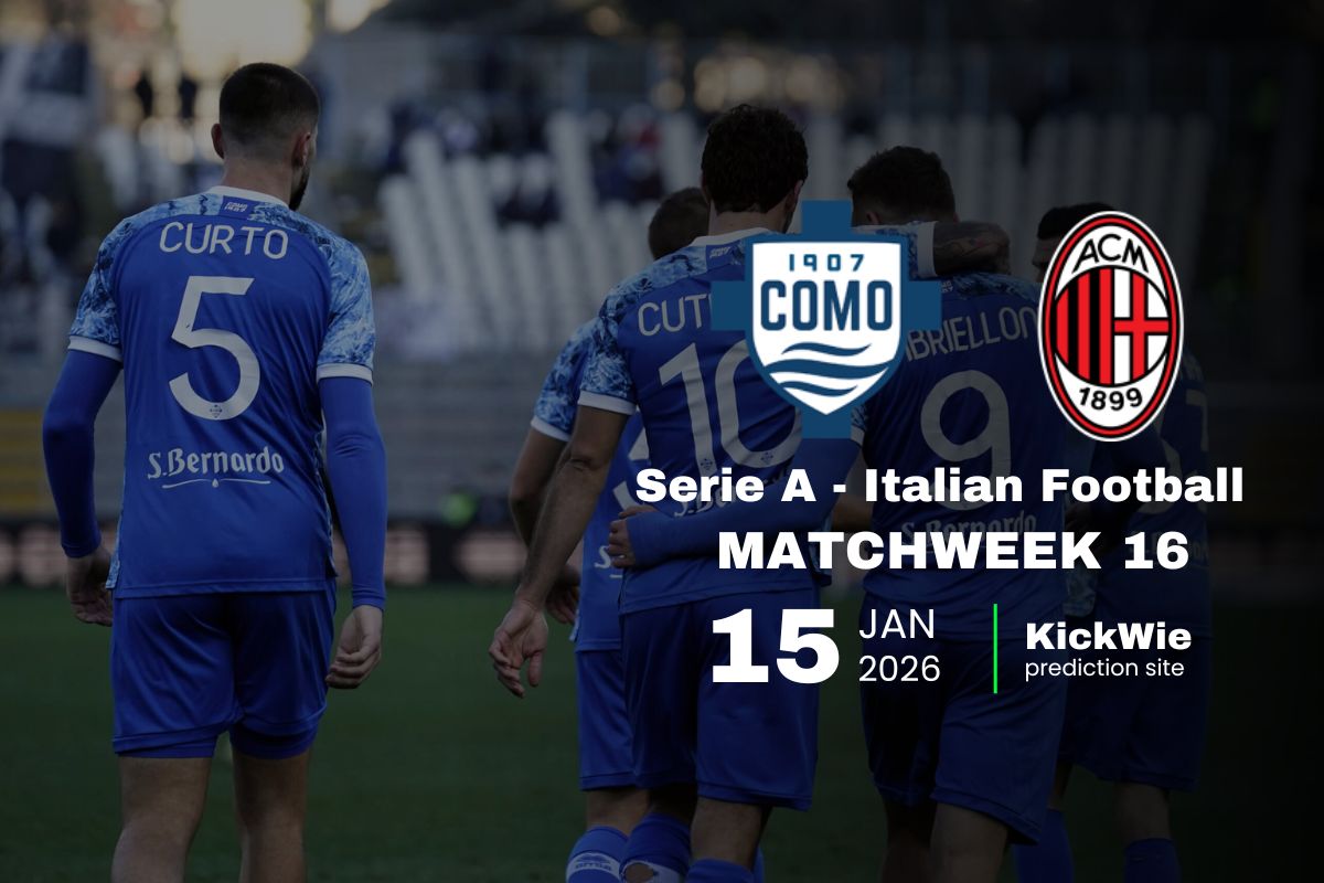como vs milan head to head & Predictions (15 Jan) - serie a italian football - kickwie.com
