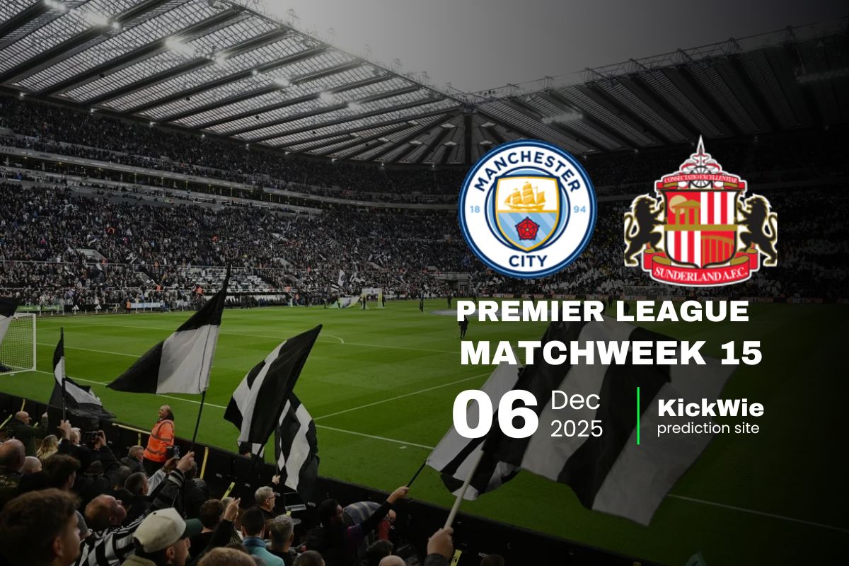 Manchester City vs Sunderland head to head & Predictions (06 Dec)