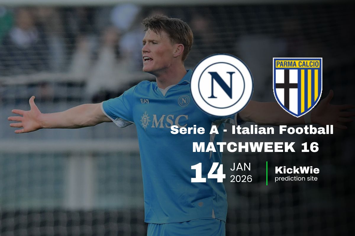 napoli vs parma head to head & Predictions (14 Jan) - serie a italian football - kickwie.com