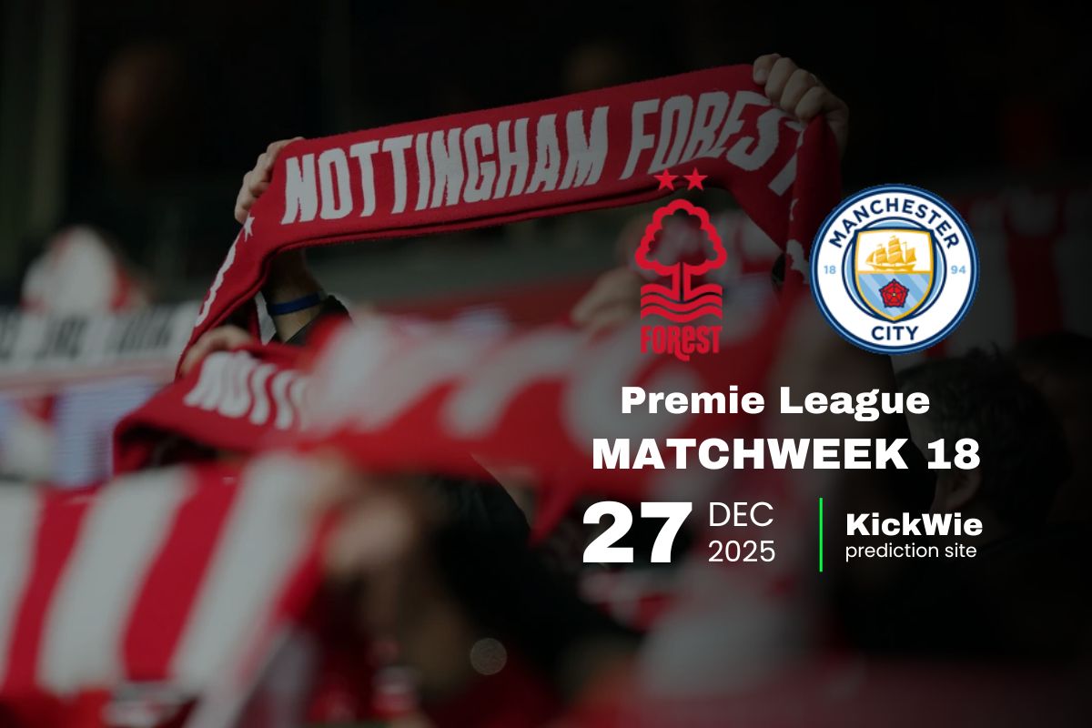 Nottingham Forest vs Manchester City: head to head & Predictions (27-12-25)