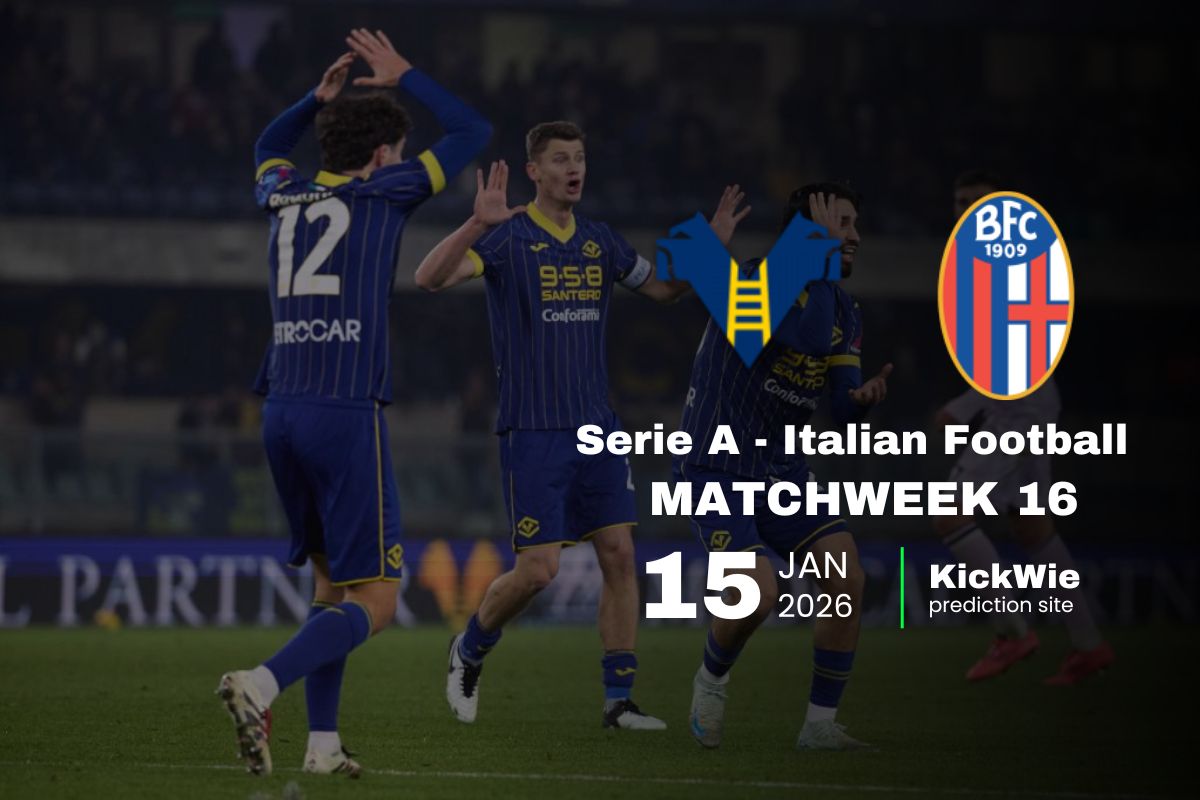 verona vs bologna head to head & Predictions (15 Jan) - serie a italian football - kickwie.com