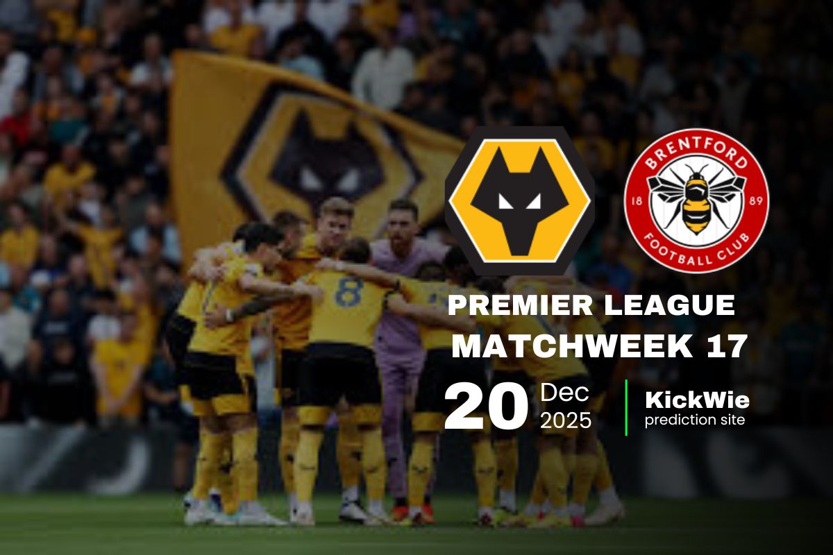 wolves vs brenford head to head & Predictions (20 Dec) - premier league - kickwie.com